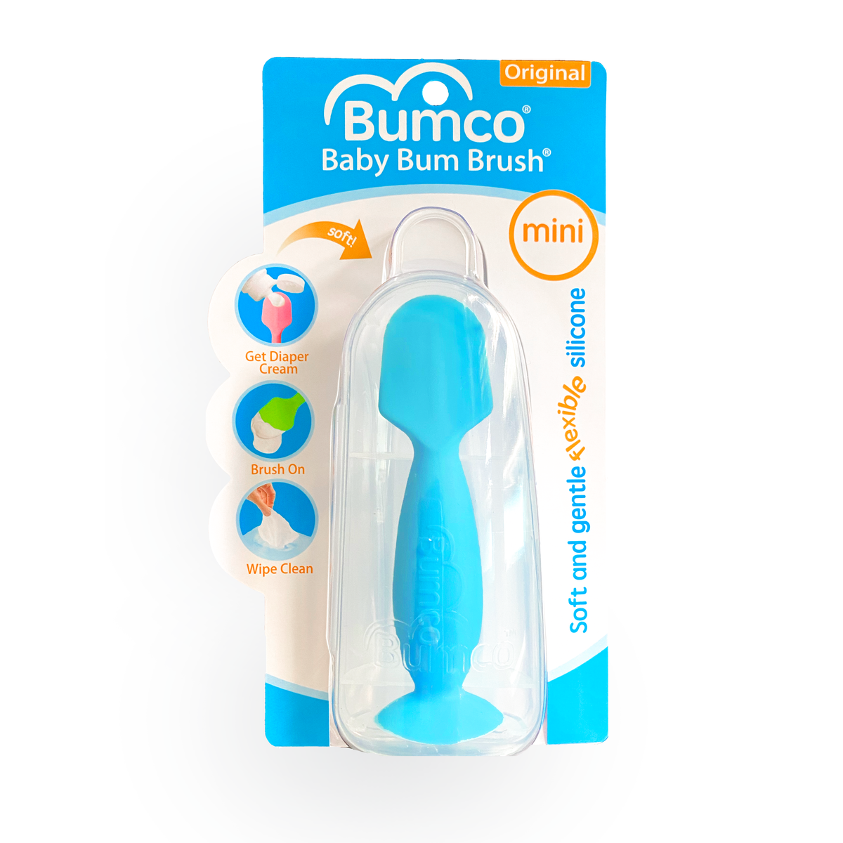 Bumco Mini Baby Bum Brush - Blue