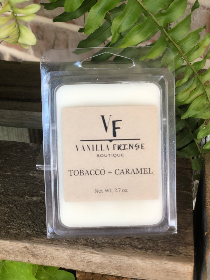 VANILLA FRINGE BOUTIQUE Tobacco & Caramel Wax Melts