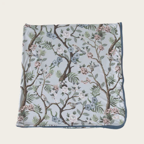 Peony Chinoiserie Double Layer Blanket